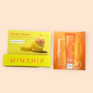 ✨ 3 for $20 ✨ kinship brightening eye cream + olehenriksen daily cleanser
